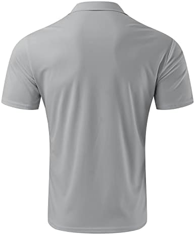 Muška majica muško ljeto ležerna prugasta tkanina majice gumb za o ovratnik kratke rukave vrh Soild Color