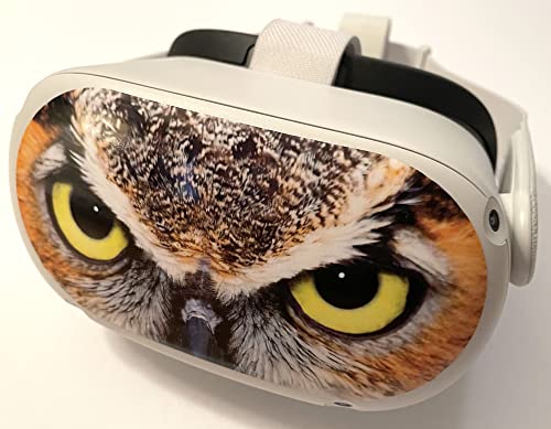 Naljepnica sove za Meta / Oculus Quest 2 VR slušalice - sjajna vinilna naljepnica