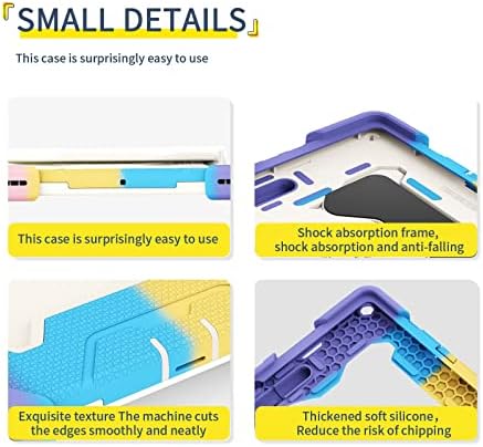 Dječja futrola za Samsung Galaxy Tab S8 Plus/S7 Plus slučaj 12,4 inča SM-X800/X806 SM-T970/T975/T976, 360 ° ROTATABLE ROTATLE RUDS