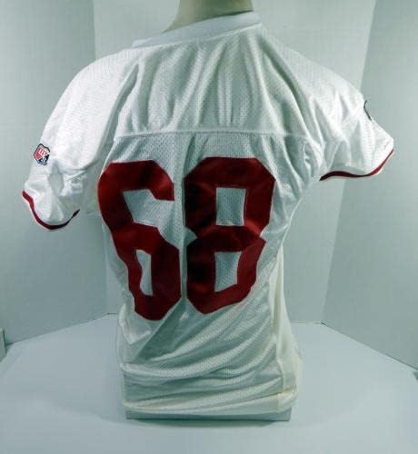 1995. San Francisco 49ers 68 Igra izdana White Jersey 52 DP34728 - Nepotpisana NFL igra korištena dresova