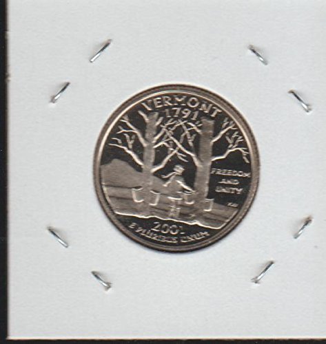 2001. S država Washington State Quarter Vermont Quarter US Mint Mint State