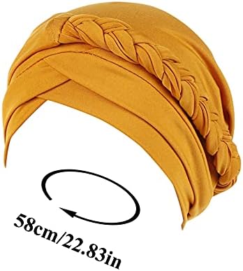 Šešir za glavu glave za glavu unaprijed vezani sportovi navijači pokrivaju pletenica etnička omotana kosa bejzbol kape za zanatske