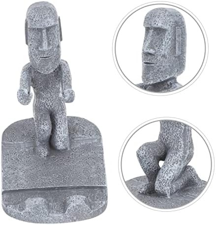 Homsfou držač tableta 3pcs Choice Uskrsni telefonski mobitel Tablet roman stalak moai stalak smola ukras oblik oblika mobilnog ukrašavanja
