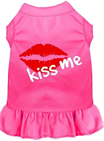 Mirage Pet Products 58-10 LGBPK PINK Kiss Me Screen Print haljina svijetla, velika