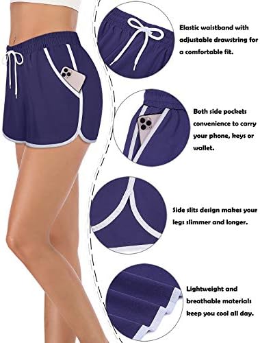 Fulbelle 2 u 1 atletske vježbe kratke hlače za žene XS-3xl dvoslojne elastične kratke hlače s džepovima