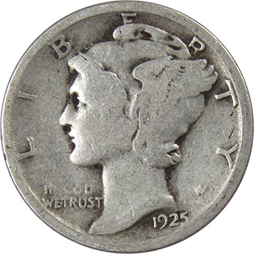 1925. Mercury Dime 90% Silver 10c američki kolekcionarski kolekcionar