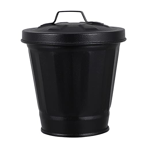 Mini bucket bucket, kanta za smeće za pse, stolna kanta za smeće s poklopcem, uredska plastična kanta za smeće, radna ploča, sitni