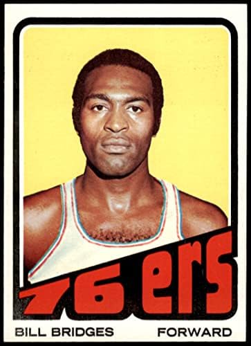 1972. Topps 17 Bill Bridges Philadelphia 76ers NM 76ers Kansas
