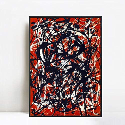 Invin Art uokviren platno izuzetno veliki giclee print art besplatni oblik od Jackson Pollock Sažetak zidne umjetničke sobe Ukrasi