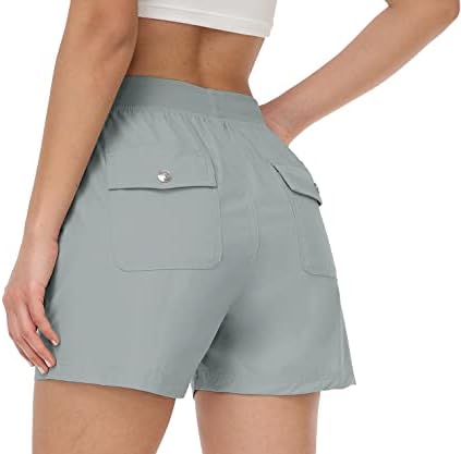 Mofiz Women's 4.5 trčanja teretnih kratkih kratkih hlača s 4 džepa ICE Cool Brzo suhe lagane atletske kratke hlače za žene