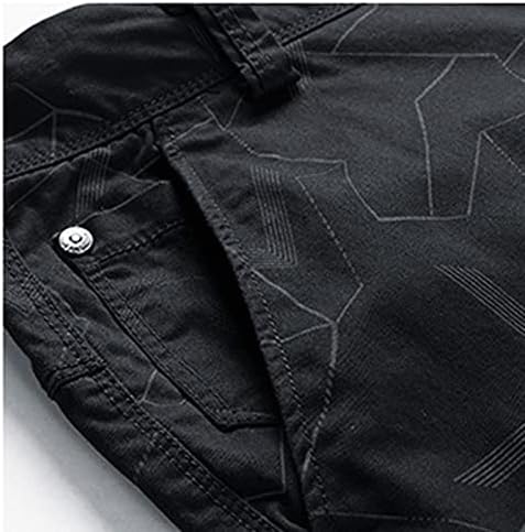 Muške kratke hlače casual Classic FIT TWILL Ljetne kratke hlače prugastim kratkim hlačama s džepovima s džepovima