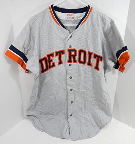 1990 -ih Detroit Tigers 39 Igra Upotrijebljena siva dresa treninga 44 798 - Igra korištena MLB dresova