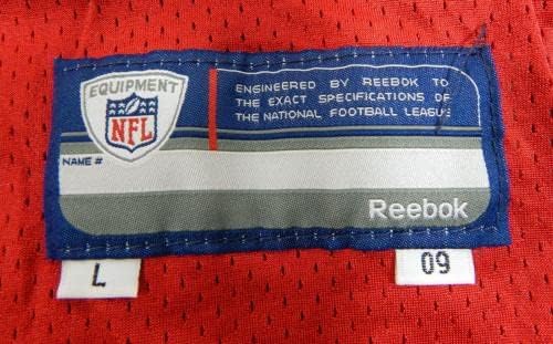 2009. San Francisco 49ers 3 Igra izdana Red Practice Jersey L DP34723 - Nepotpisana NFL igra korištena dresova