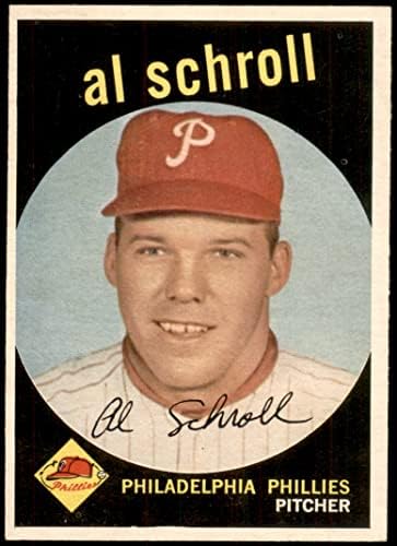 1959. Topps 546 Al Schroll Philadelphia Phillies Ex/Mt Phillies