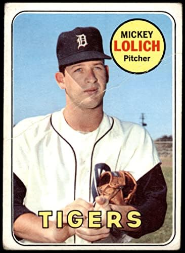 1969. Topps 270 Mickey Lolich Detroit Tigers Fair Tigrovi