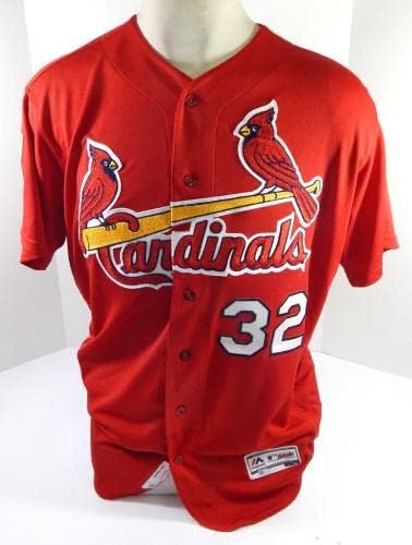 2019 St. Louis Cardinals Matt Wieters 32 Igra izdana znak Red Jersey St P 48 3 - Igra korištena MLB dresova