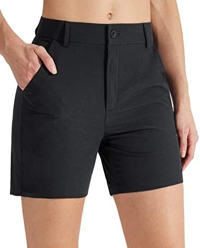 Libin Womens Golf kratke hlače brze suhe lagane 5 7 Rad povremenih ljetnih kratkih hlača Atletski planinarenje na otvorenom s džepovima