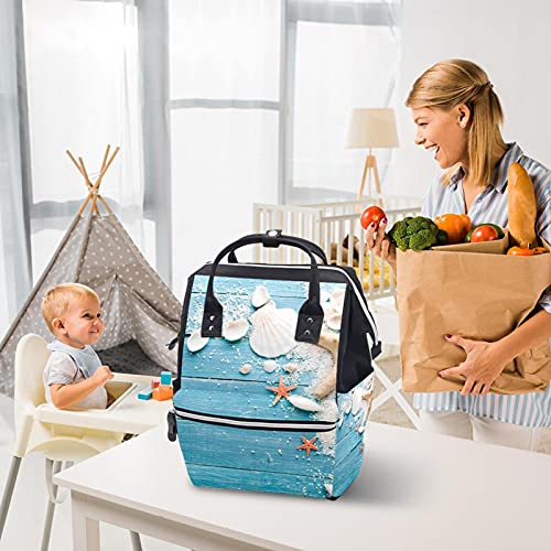 Ljetne školjke Star Pelena torbica torbica mama ruksak veliki kapacitet pelena torbica za njegu za njegu beba za njegu bebe