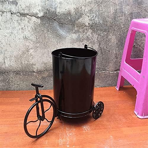UnLand smeće kante za smeće Can Industrial vjetrovito smeće može retro vjetar tricikl oblik košarice za skladištenje košarice recikliranje