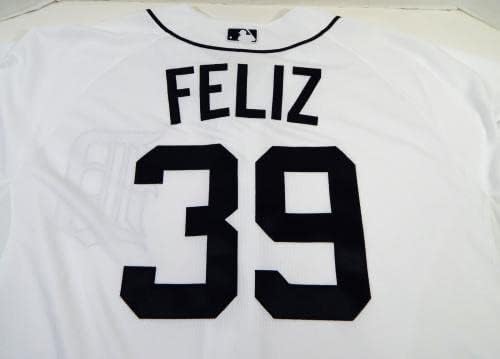 2015 Detroit Tigers Neftali Feliz 39 Igra izdana White Jersey 52 DP20673 - Igra korištena MLB dresova