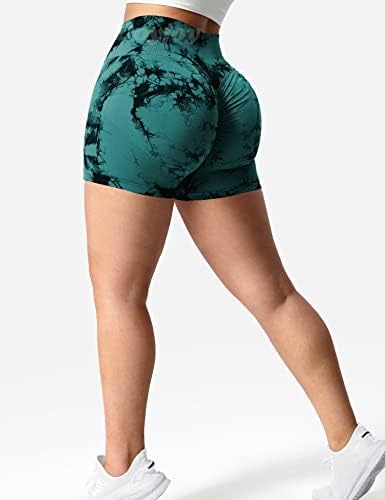 Voyjoy Women Workion Shorts 3,6 Scrunch Scren Gutt Dicking Gym Shorts Shorts Beshess Yoga Biker Shorts