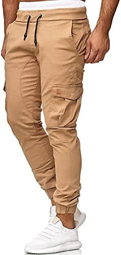 Rela Bota Mens Cargo hlače Jogger Casual Fashion Work SportsString SweatPants Vanjski planinarski hlača s džepovima