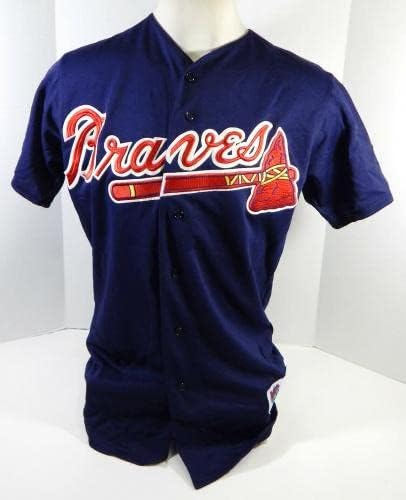 1990 -ih Atlanta Braves 89 Igra izdana mornarički Jersey Batting Practing 42 dp21637 - igra korištena MLB dresova