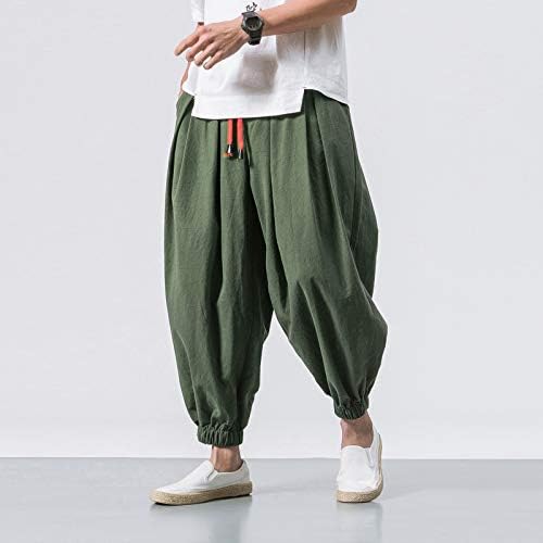ticcoy muški labavi vrećački joggers hlače lagane elastične struke trenirke ljetne hipi boho joga harem hlače