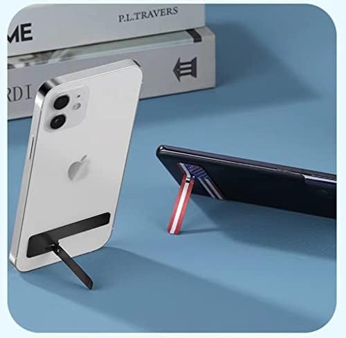 2 PCES Ultra-tanki nevidljivi telefon za telefon [0,024 inča], podesivi vertikalni horizontalni stalak za telefon, kompatibilan iPhone,