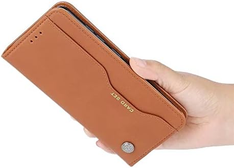 ECKRIS za 514 Premium Torbica za novčanik od 5 do 5 Premium Kožna Folija flip torbica držač kartice crni