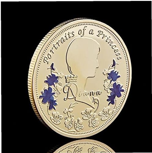 Ruluti princeza Diana Komemorativni novčić 1pc kraljice suvenir kolekcionarske zlatne kovanice kolekcija putovanja darovi