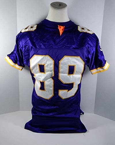 1999. Minnesota Vikings Matthew Hatchette 89 Igra izdana Purple Jersey - Nepotpisana NFL igra korištena dresova