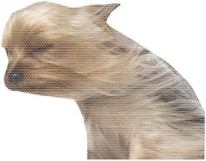 Torba za prikaz proizvoda crtani štene Polusparentne naljepnice prozora automobila prozirna naljepnica automobila naljepnice za odmor