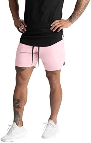 Atletske kratke hlače za muškarce 5 -inčne boje u boji Čvrsto trčanje trenirke Ljetne kratke hlače za mlade muškarce Trend casual