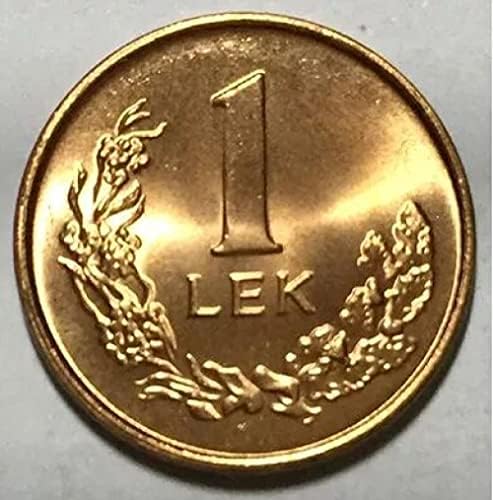Europska Nova Albanija 1 Coin Coin Coin 1996 Edition za kolekciju poklona stranih kovanica
