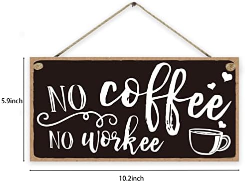 Niuda-li rustikalni znak kave za kavu drvena daska zidna vrata viseća ploča natpis, rustikalna seoska kuća kava kuhinja dekor kava