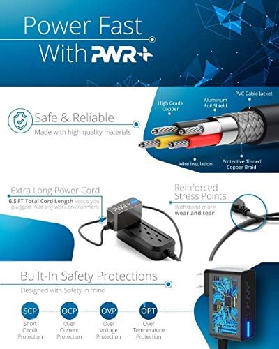PWR Roku-Express Streaming-Stick USB adapter napajanje: Za Roku Streaming Stick Express Plus HD UL na popisu punjača 6,5 ​​ft kabel
