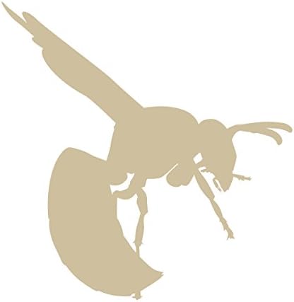 Primjenjiva Pun Hornet Wasp Bee ljuta i spremna za ubod - vinilna naljepnica za vanjsku upotrebu na automobilima, ATV -u, čamcima,