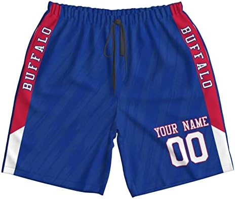 Prilagođeni muškarci Kid Beach kratke hlače brzo suho personalizirano bilo koje ime i broj
