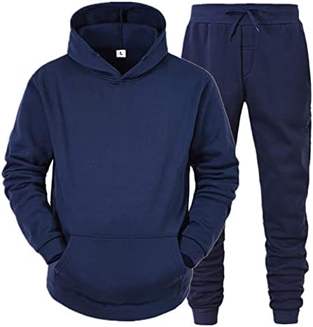 Muškarci jesenski i zimski set Leisure Solid Color Boje za patentni patentni džemper Sportsko odijelo za odrasle tijelo za muškarce