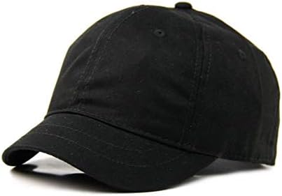 Luda kolica pamučna podesiva sunčana šešira bejzbol kapka crna