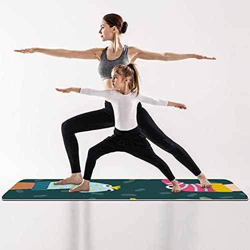 & Vrhunska gusta prostirka za jogu od ekološki prihvatljive gume za zdravlje i kondiciju neklizajuća prostirka za sve vrste joga i