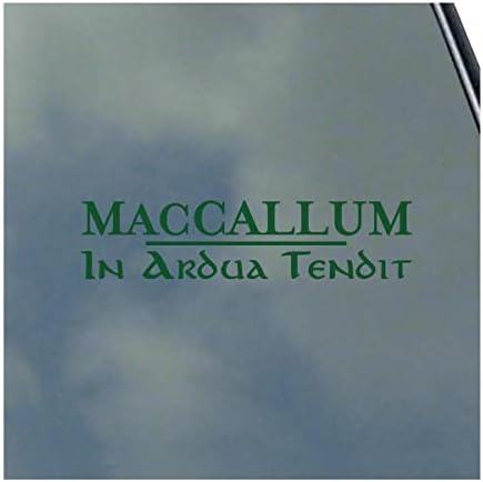 MacCallum škotski klanski linijski tekst vinil naljepnica naljepnica Obitelj