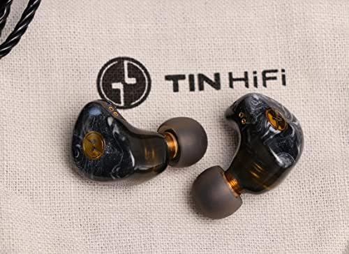 LINSOUL TINHIFI T3 PLUS 10 mm LCP Diaphragm Hi-Fi In-Eur Slušnice s odvojivim 2PIN OFC kabelom, 3D-tiskana školjka za audiofilni glazbenik