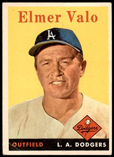 1958. Topps 323 Elmer Valo Los Angeles Dodgers VG Dodgers