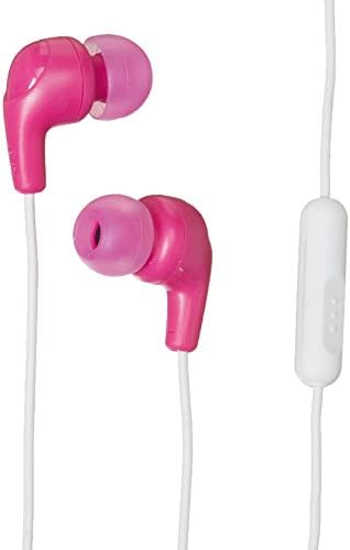 Gumy plus uši s mikrofom i daljinski za povezane uređaje - silikonski komadi ušiju - ružičasti
