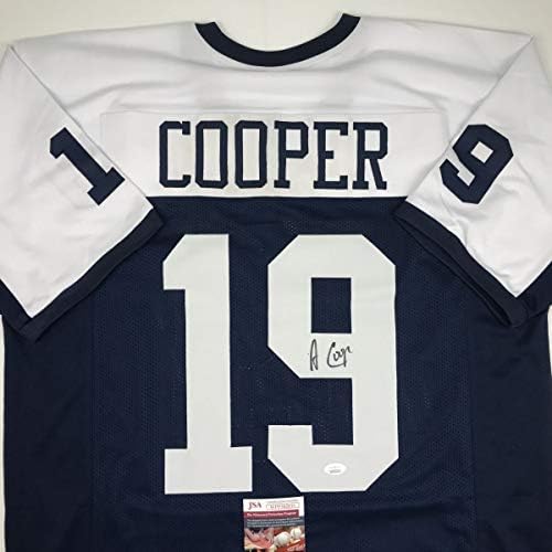 Autografirani/potpisani Amari Cooper Dallas Dan zahvalnosti nogometni dres JSA CoA