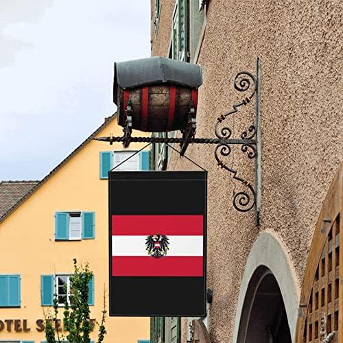 Zastava Austrije vrtna zastava 12.18 inča unutarnji natpis za ukrašavanje na otvorenom
