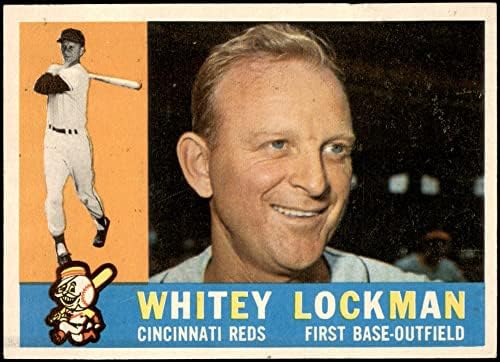 1960. Topps 535 Whitey Lockman Cincinnati Reds Ex/Mt Reds