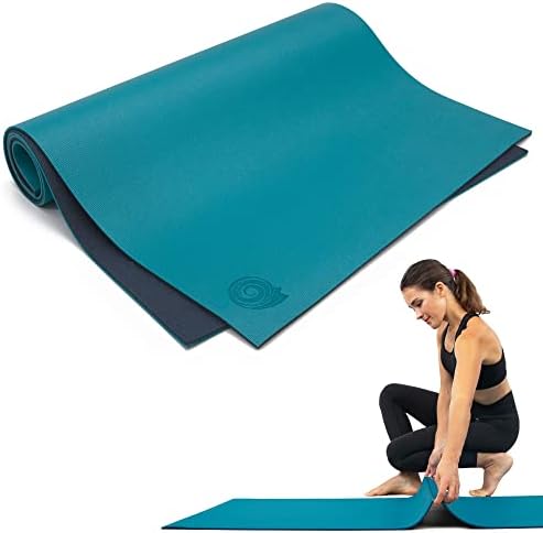 Prostirka za jogu u donjem i donjem dijelu-patentirani dizajn, čišća alternativa tradicionalnim prostirkama za jogu, debljina 6 mm,